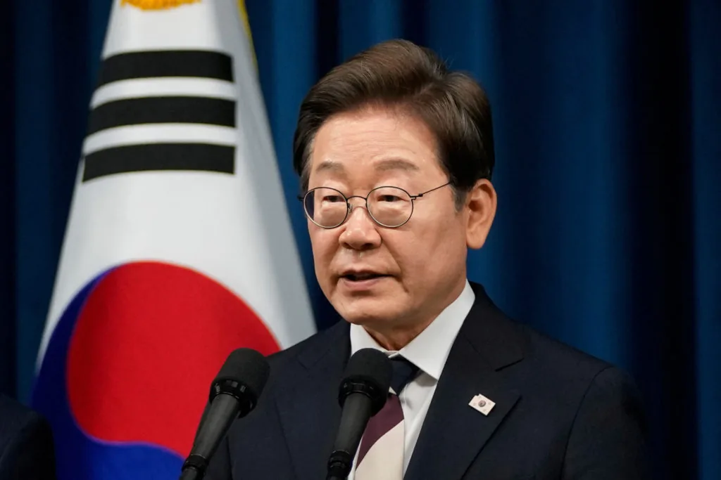 El presidente surcoreano Lee Jae-myung